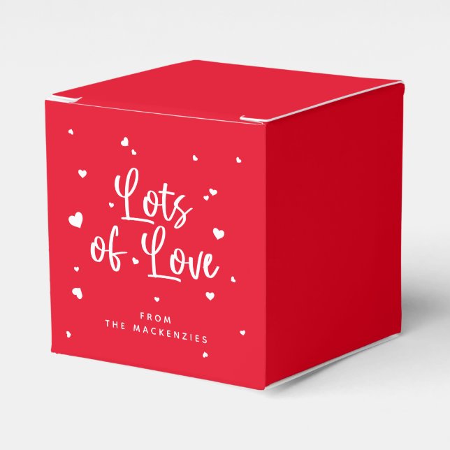 Benutzerdefinierte Liebe + Herz Geschenkschachtel (Vorderseite)