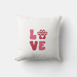 Benutzerdefinierte Liebe Hunde Liebhaber Name Kissen