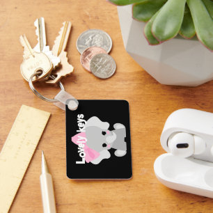 Benutzerdefinierte liebliche Tastenkombinationen T Schlüsselanhänger