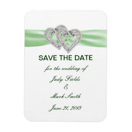 Benutzerdefinierte Limone Hearts Speichern des Dat Magnet