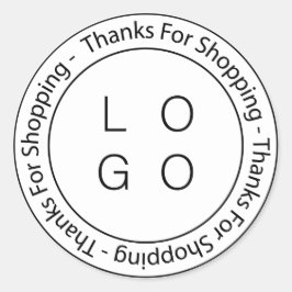 Benutzerdefinierte Logo-Aufkleber für Ihr Unterneh Runder Aufkleber