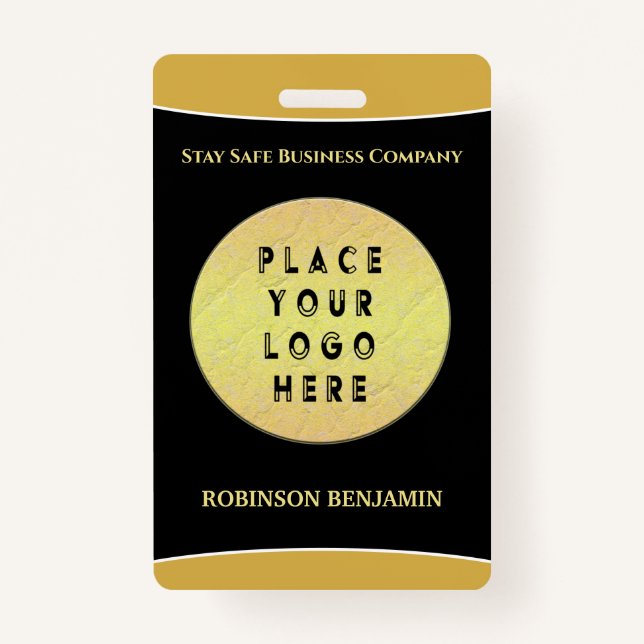 Benutzerdefinierte Logo-Branding für Mitarbeiter-I Ausweis (Vorderseite)