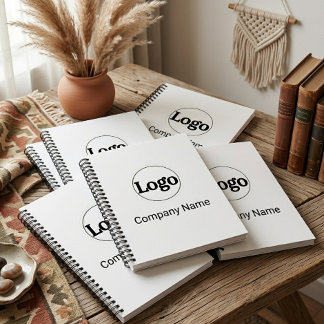 Benutzerdefinierte Logo-Branding-Unternehmens-Werb Notizbuch