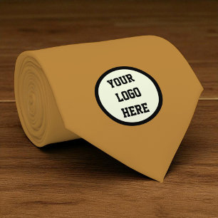 Benutzerdefinierte Logo Firma Terrakotta Geschäft  Krawatte