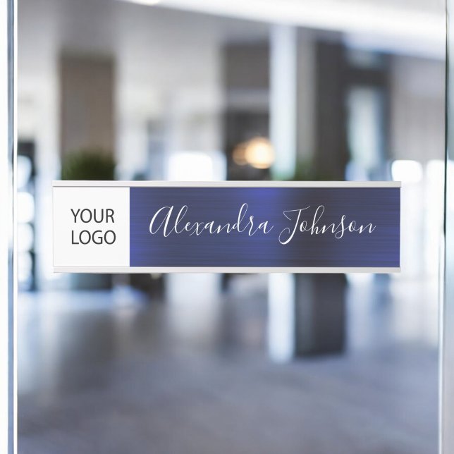 Benutzerdefinierte Logo-Führungskraft Navy Blue Be Türschild (Von Creator hochgeladen)