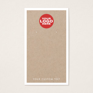 Benutzerdefinierte Logo-Kraft-Ohrring-Schmuck-Disp