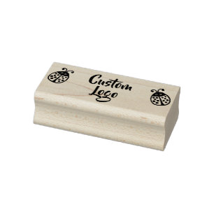 Benutzerdefinierte Logo-Ladybug Rubber-Briefmarke Gummistempel