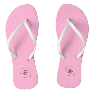 Benutzerdefinierte Logo-Rosé-Event-Flip-Flops Flip Flops