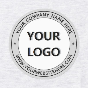Benutzerdefinierte Logo- und Text-Briefmarke-Label Etiketten