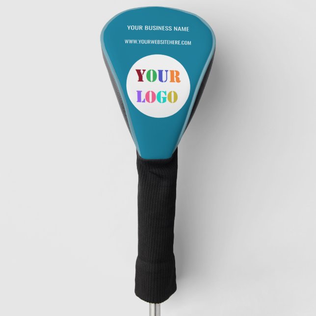 Benutzerdefinierte Logo- und Text-Personalisierte  Golf Headcover (Vorderseite)