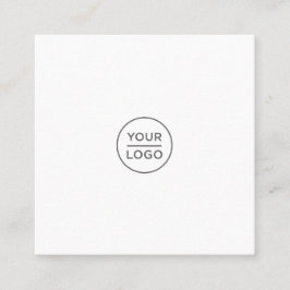Benutzerdefinierte Logo-Visitenkarten für soziale Quadratische Visitenkarte
