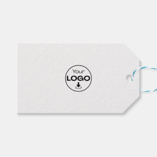 Benutzerdefinierte Logo Weiße Geschenkanhänger | P