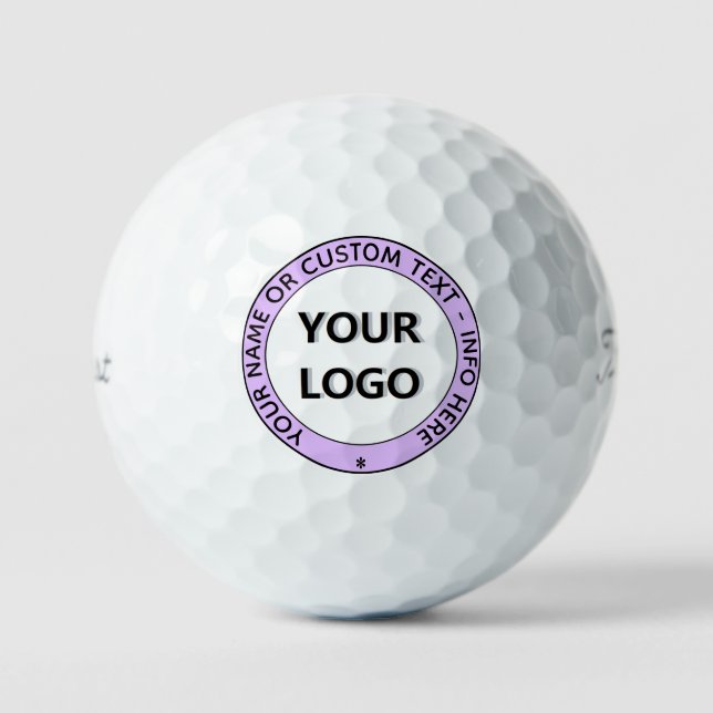 Benutzerdefinierte Logos und Text-Golf-Balls - Ihr Golfball (Vorderseite)