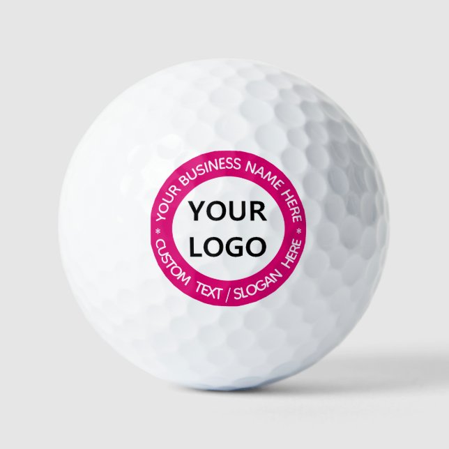 Benutzerdefinierte Logos und Text-Golf-Balls - Ihr Golfball (Vorderseite)