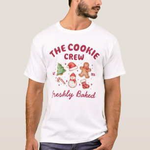 Benutzerdefinierte lustige Cookie-Crew-Weihnachtsü T-Shirt