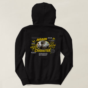 Benutzerdefinierte lustige Hauptfigur Katzenliebha Hoodie