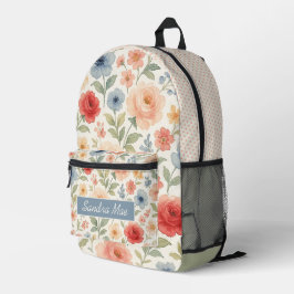 Benutzerdefinierte lustige klassische shabby franz bedruckter rucksack