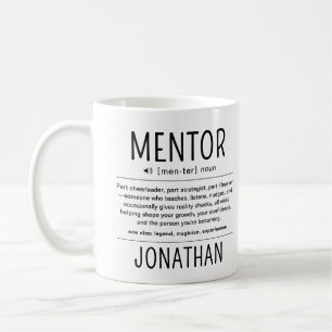 Benutzerdefinierte lustige Mentor-Coach-Berater-W Kaffeetasse