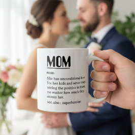 Benutzerdefinierte Mama für Muttertag Kaffeetasse