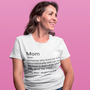 Benutzerdefinierte Mama für Muttertag T-Shirt