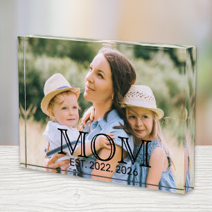 Benutzerdefinierte Mama gegründet Fotoblock