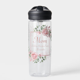 Benutzerdefinierte Mama Rosen Rosen Blumenmuster 4 Trinkflasche