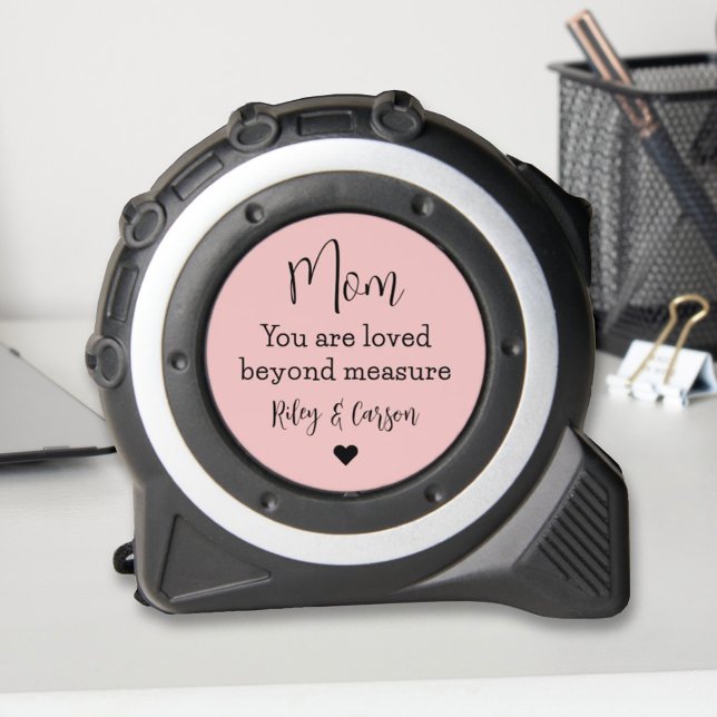 Benutzerdefinierte Mama über die Messung von Rosa Maßband (Von Creator hochgeladen)