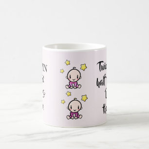 Benutzerdefinierte Mama von Twin Fun Geschenk, ver Kaffeetasse