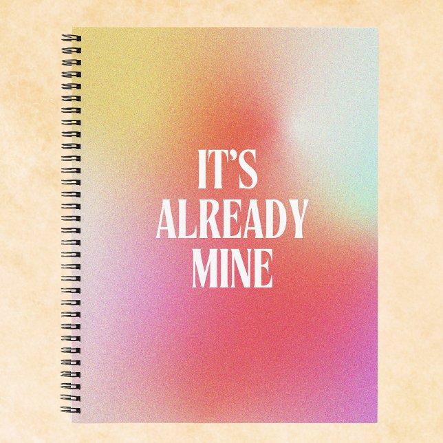 Benutzerdefinierte Manifestation Gradient Aura Notizbuch (Von Creator hochgeladen)