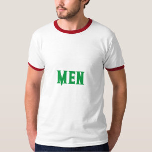 Benutzerdefinierte Männer Text Kelly Green Farbe M T-Shirt