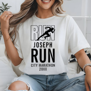 Benutzerdefinierte Marathon-Support-Crew Läufer-Re T-Shirt