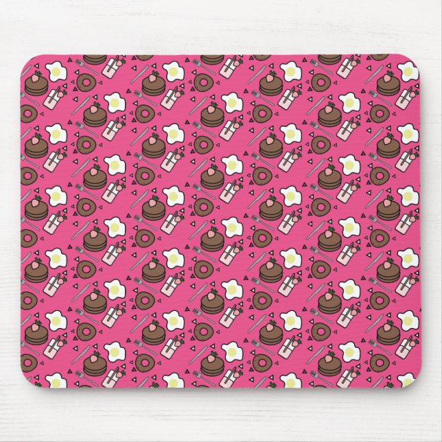 Benutzerdefinierte Maus 3D Sprinkle Frosted Frühst Mousepad (Vorne)