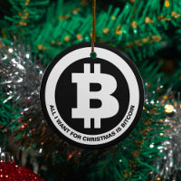 Benutzerdefinierte Meldung für Schwarzweiß-Bitcoin