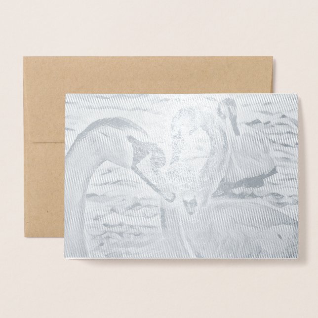 Benutzerdefinierte Meldung "Schöne Foil Flock" der Folienkarte (Vorderseite mit Umschlag)