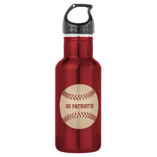 Benutzerdefinierte Meldung stört Baseball Edelstahlflasche