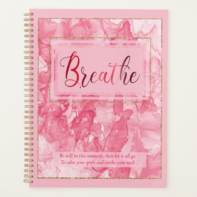 Benutzerdefinierte Message Pink Swirl und Gold Tri Planer (Vorderseite)