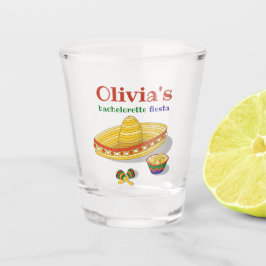 Benutzerdefinierte mexikanische Fiesta-Junggeselli Schnapsglas