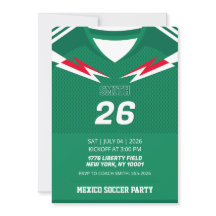 Benutzerdefinierte mexikanische Fußballtrikot-Gebu