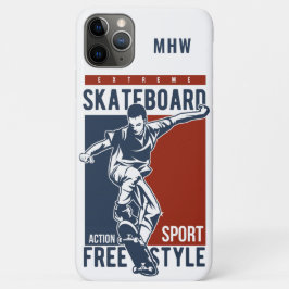 Benutzerdefinierte Mikrogramm-Skateboard-Telefonfä Case-Mate iPhone Hülle
