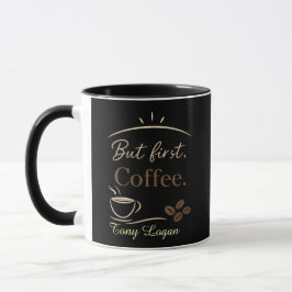 Benutzerdefinierte Minimalistische Kaffeetasse als