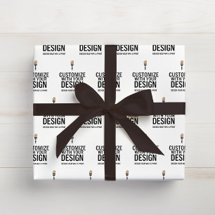 Benutzerdefinierte Minimalistische Personalisierte Geschenkpapier
