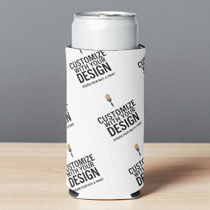 Benutzerdefinierte minimalistische personalisierte selters dosenkühler