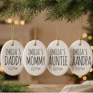 Benutzerdefinierte minimalistische Typografie Neue Keramik Ornament