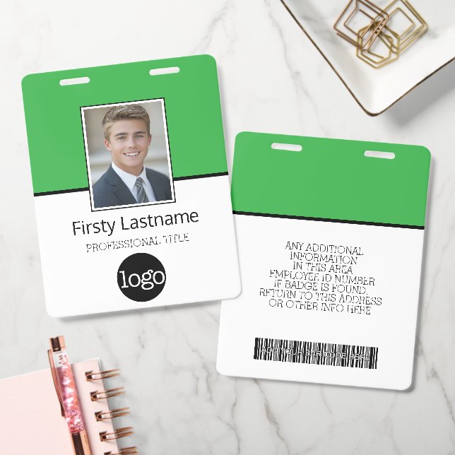 Benutzerdefinierte Mitarbeiter - Foto, Barcode, Lo Ausweis (Büro)