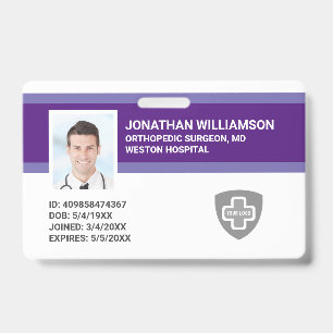 Benutzerdefinierte Mitarbeiter-Foto-ID, Barcode un Ausweis