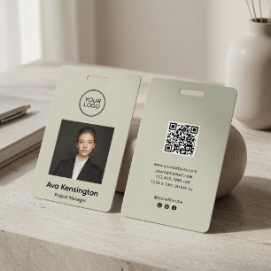 Benutzerdefinierte Mitarbeiter-Foto-ID-Karte mit Q Ausweis