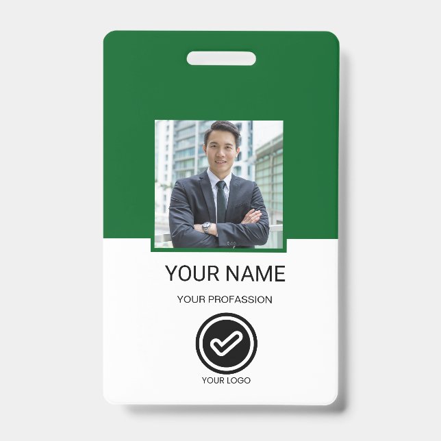 Benutzerdefinierte Mitarbeiter-ID-Karte Ausweis (Vorderseite)