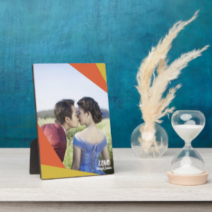 Benutzerdefinierte moderne abstrakte gelbe Fotodis Fotoplatte