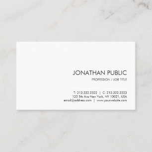 Benutzerdefinierte moderne Berufliche Elegante Bus Visitenkarte