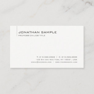 Benutzerdefinierte moderne Berufliche Vorlage Mini Visitenkarte